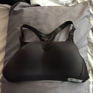 Victoria's Secret Black High-Impact Racerback Sports Bra